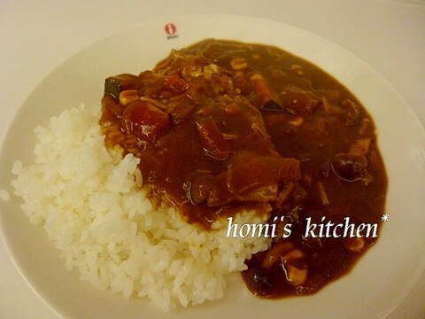 梨と小松菜入り　野菜たっぷり健康カレー